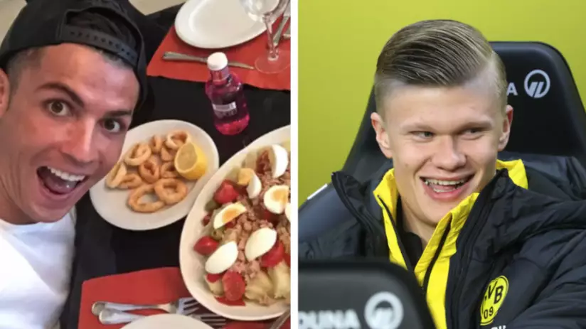 Erling Haaland Has Copied Cristiano Ronaldo's Diet To 'Become The Best'