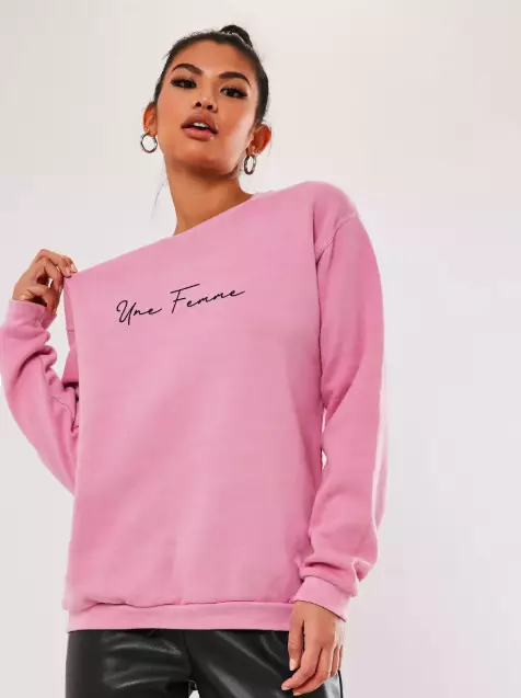 This pink sweatshirt is just £13.20 (