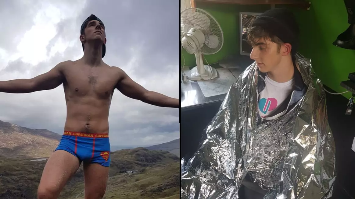 Man Climbs Mountain In Just His Superman Boxers, Has To Be Treated For Hyperthermia