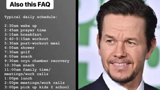 Mark Wahlberg Reveals What He Actually Does During His '90 Minute Shower' 
