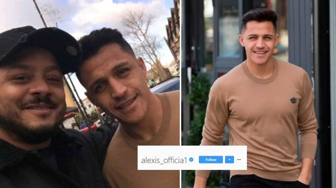 Alexis Sánchez Has Replied To ArsenalFanTV Troopz's Instagram Selfie 