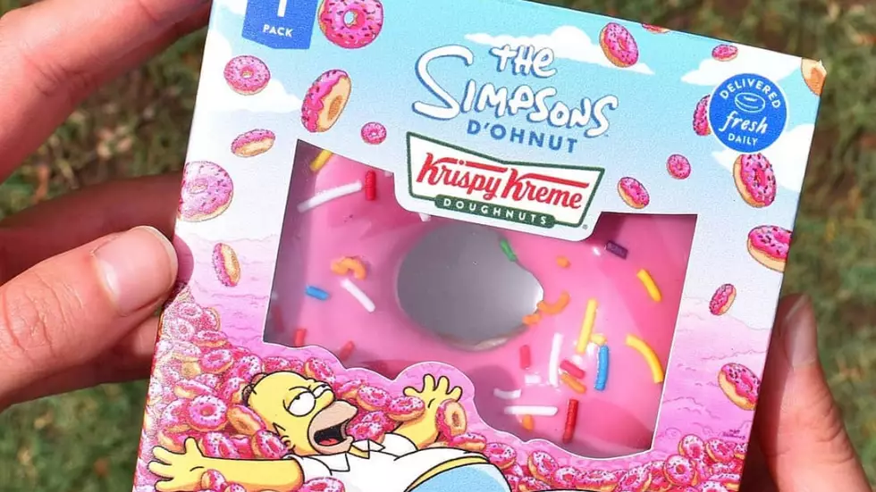 Krispy Kreme Is Selling A Real Version Of The Simpsons Donut