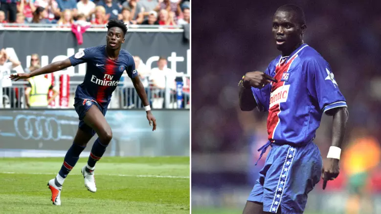 Timothy Weah Scored His First PSG Goal 26 Years After His Dad
