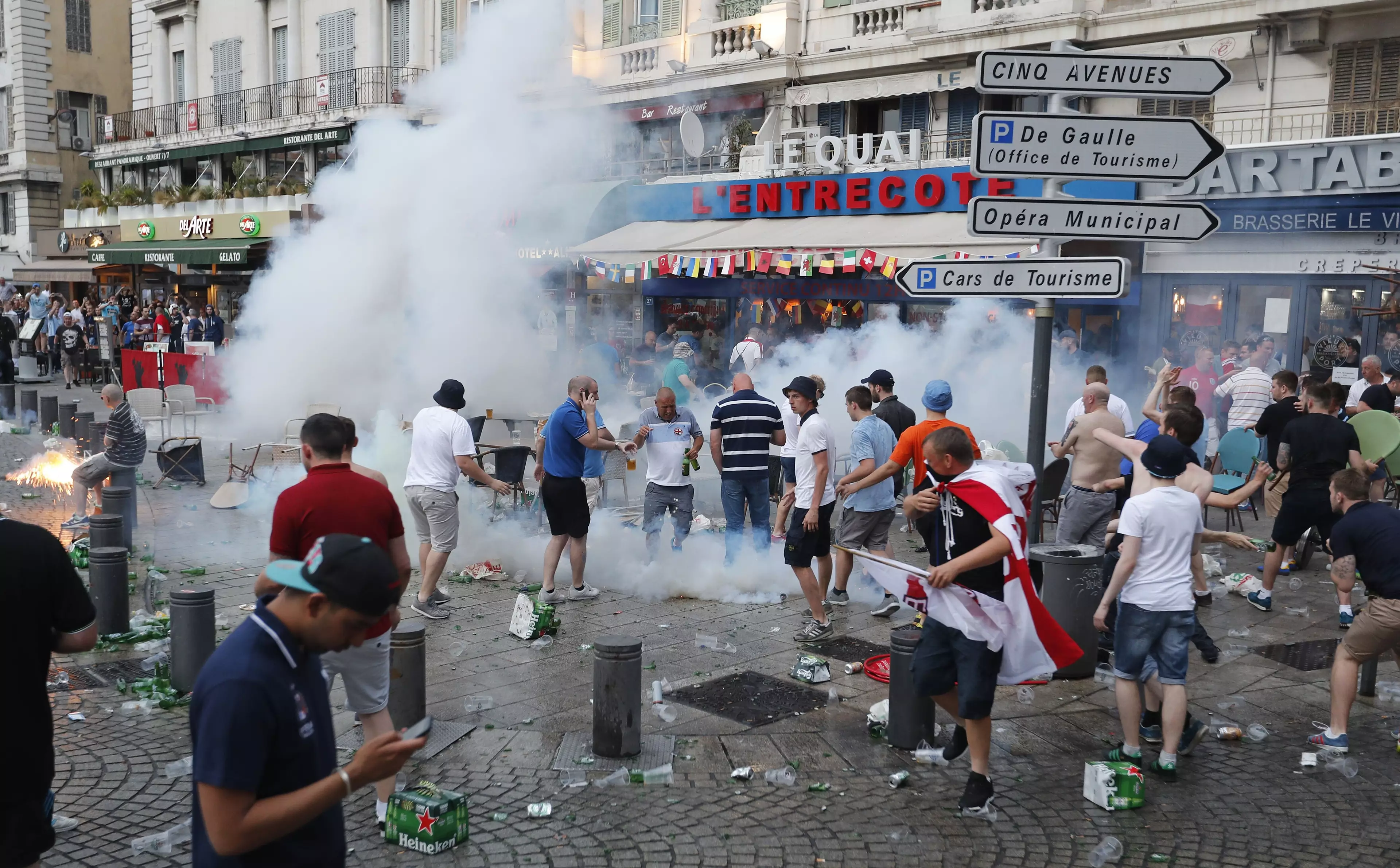 BREAKING: England Fan Fighting For His Life After Russia Supporter Attack 