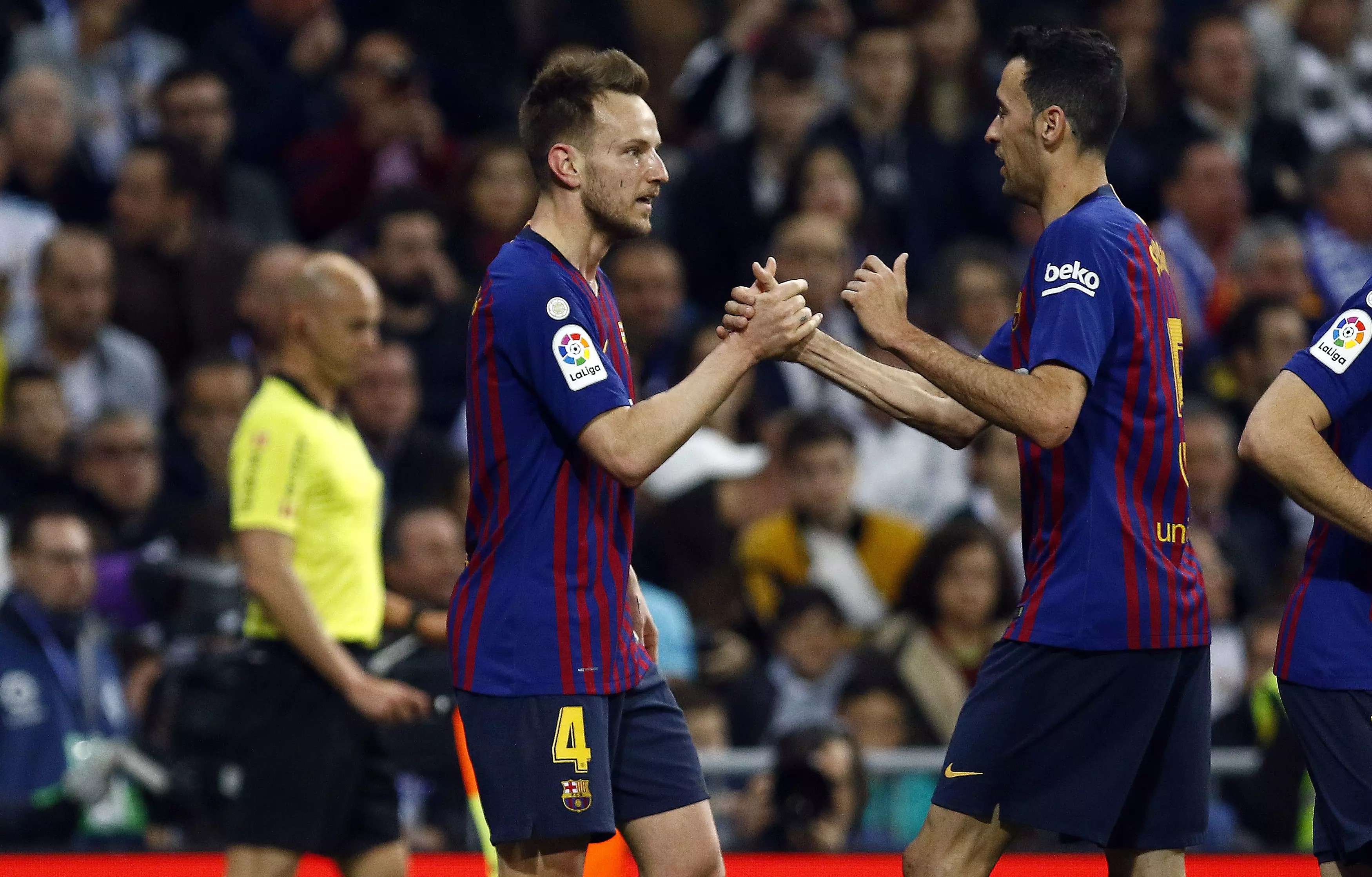 Barcelona do have a very good midfield in fairness. Image: PA Images