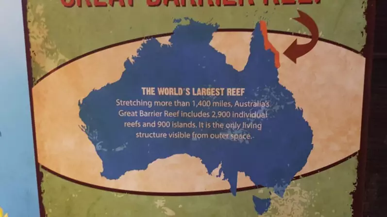 People Can't Get Over This Map Of Australia At An American Zoo