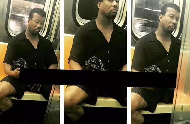 Frank was caught in 2015 pleasuring himself on a subway.