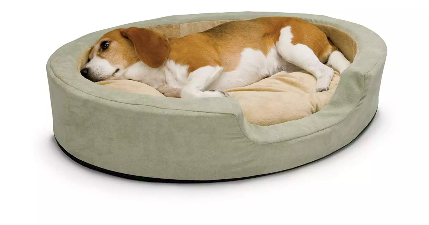 You can keep your pets extra cosy with a heated bed. (