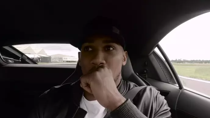WATCH: What Happened When Anthony Joshua Did One Lap With The Stig