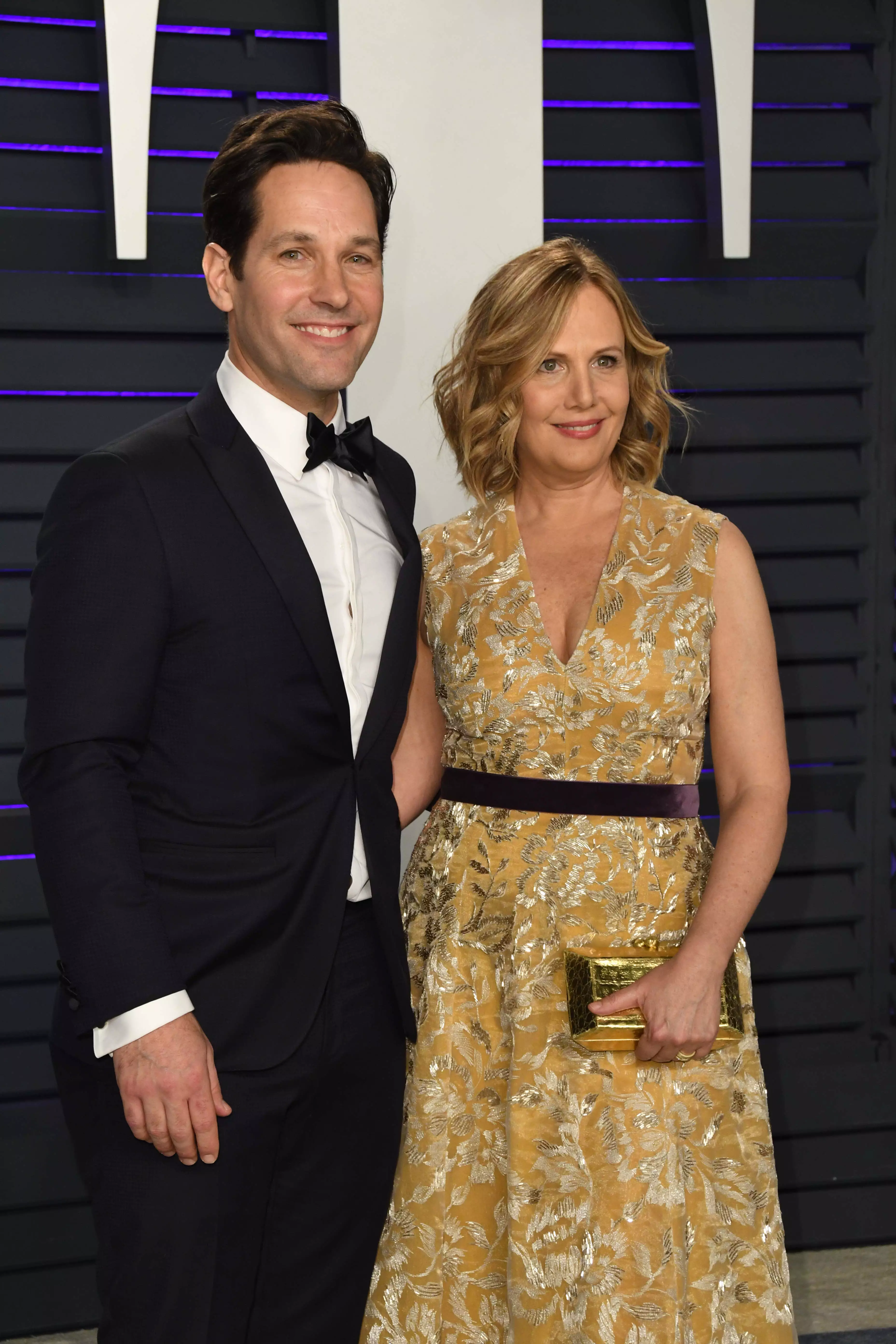 Paul Rudd and his wife Julie Yeager. (