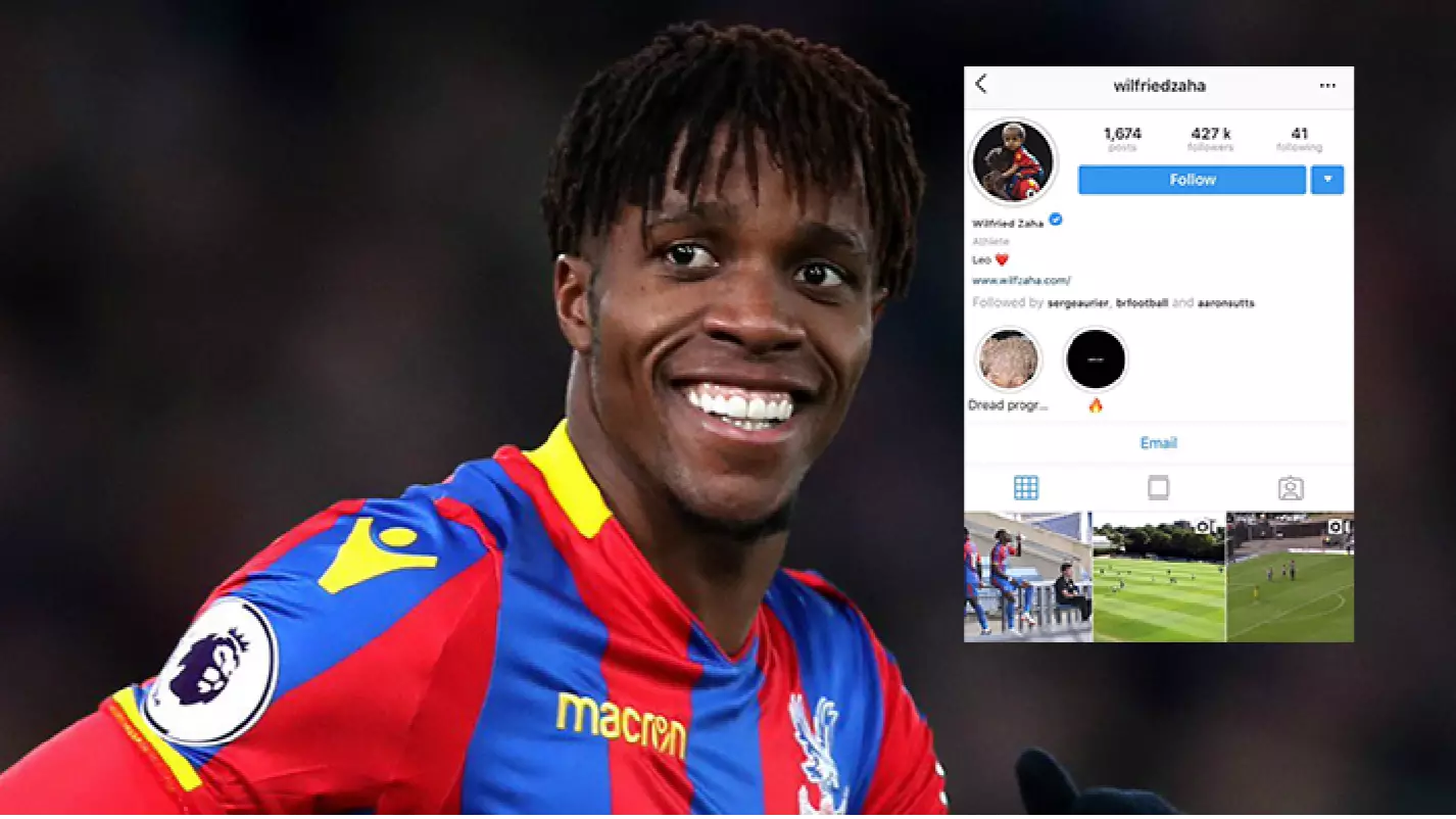 Wilfried Zaha Posts Cryptic Instagram Message Amid Speculation Over His Crystal Palace Future 