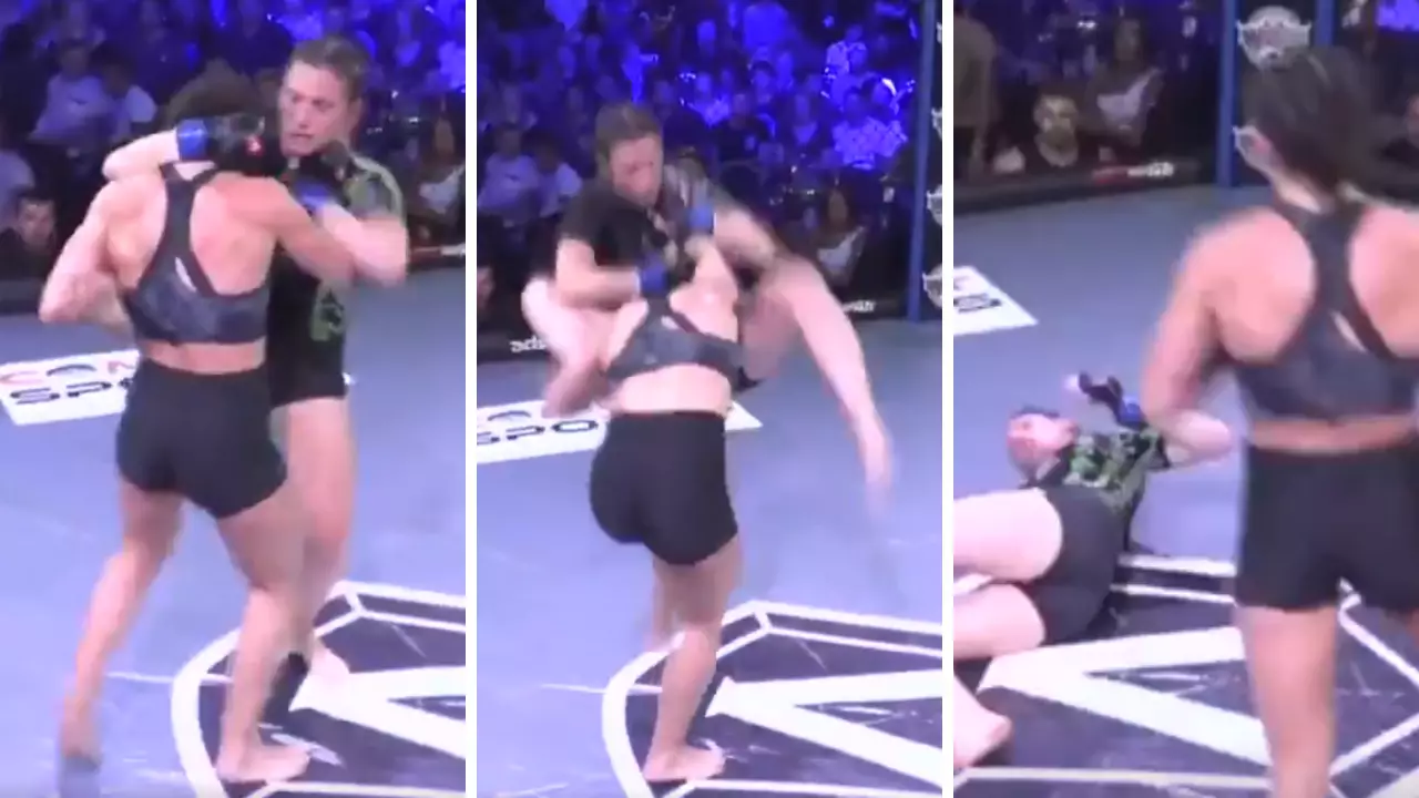 Young MMA Sensation Chelsea Hackett Wins Via Vicious Leg Sweep Knockout 