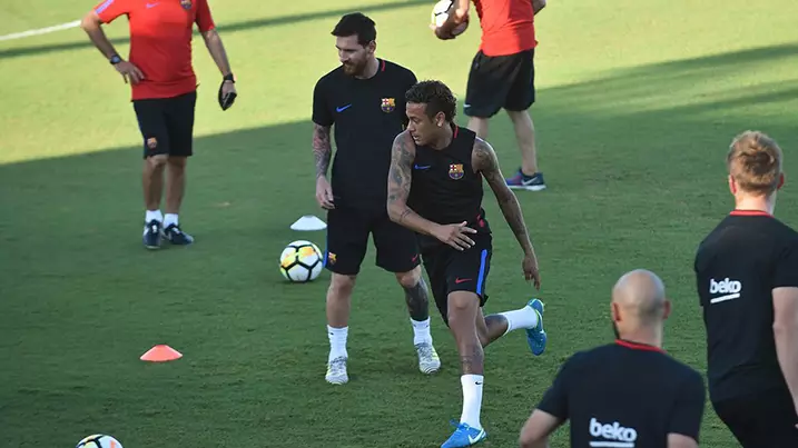 WATCH: Neymar Storms Out Of Barcelona Training After Bust Up With Teammate