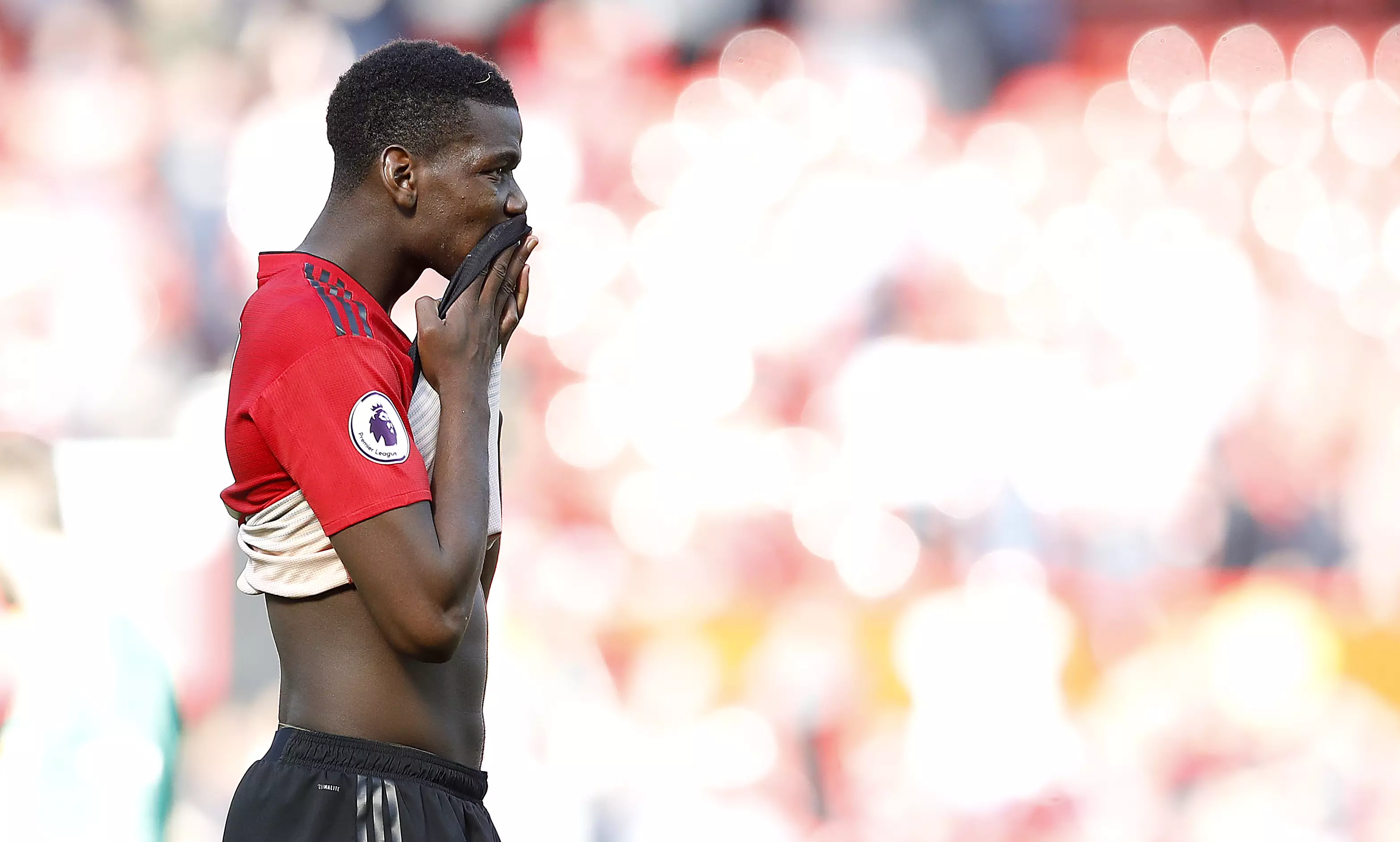 Pogba summing up how his own fans have thought watching him this season. Image: PA Images