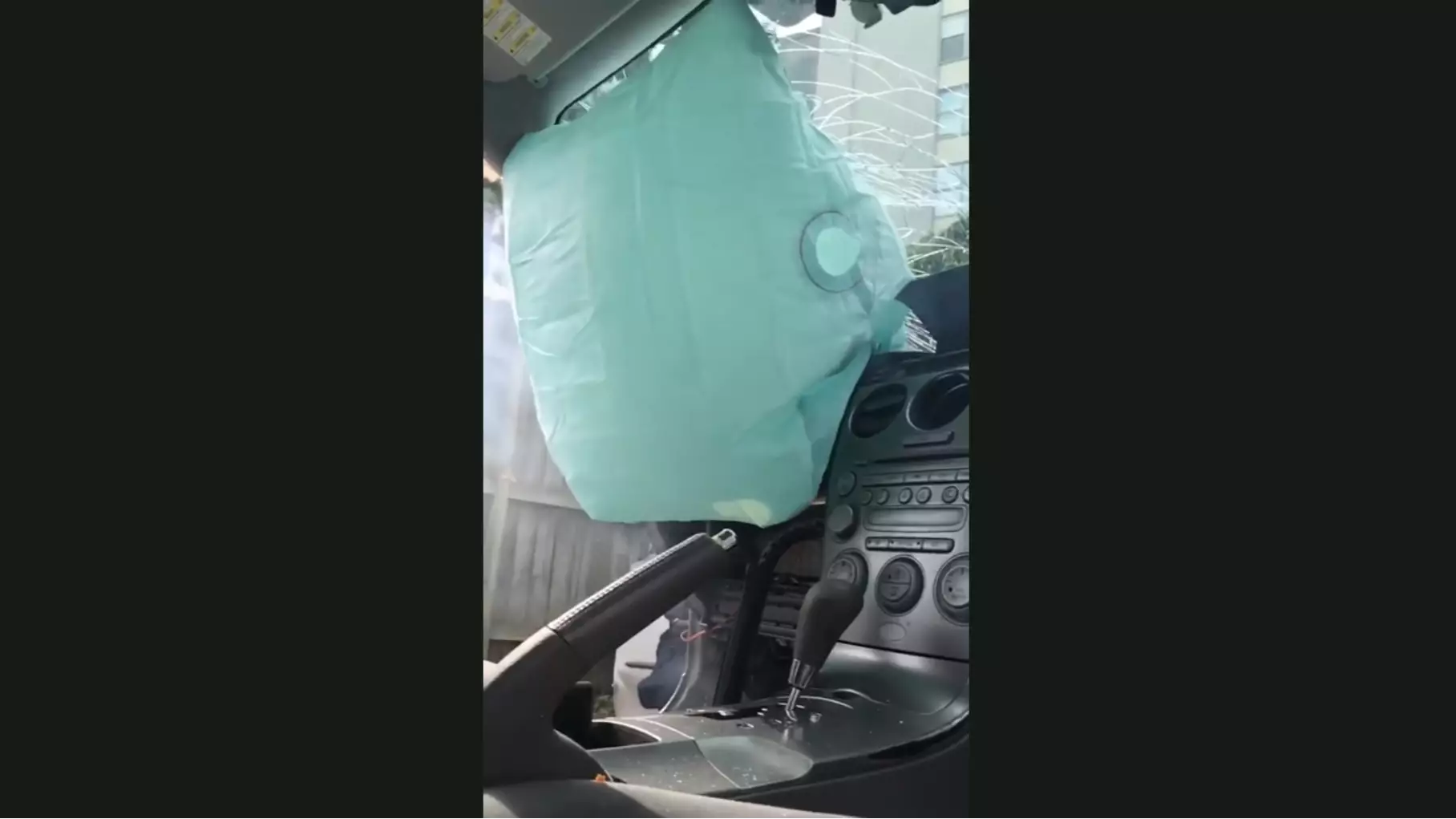 Video Shows The Danger Of Putting Feet Up On Car Dashboard