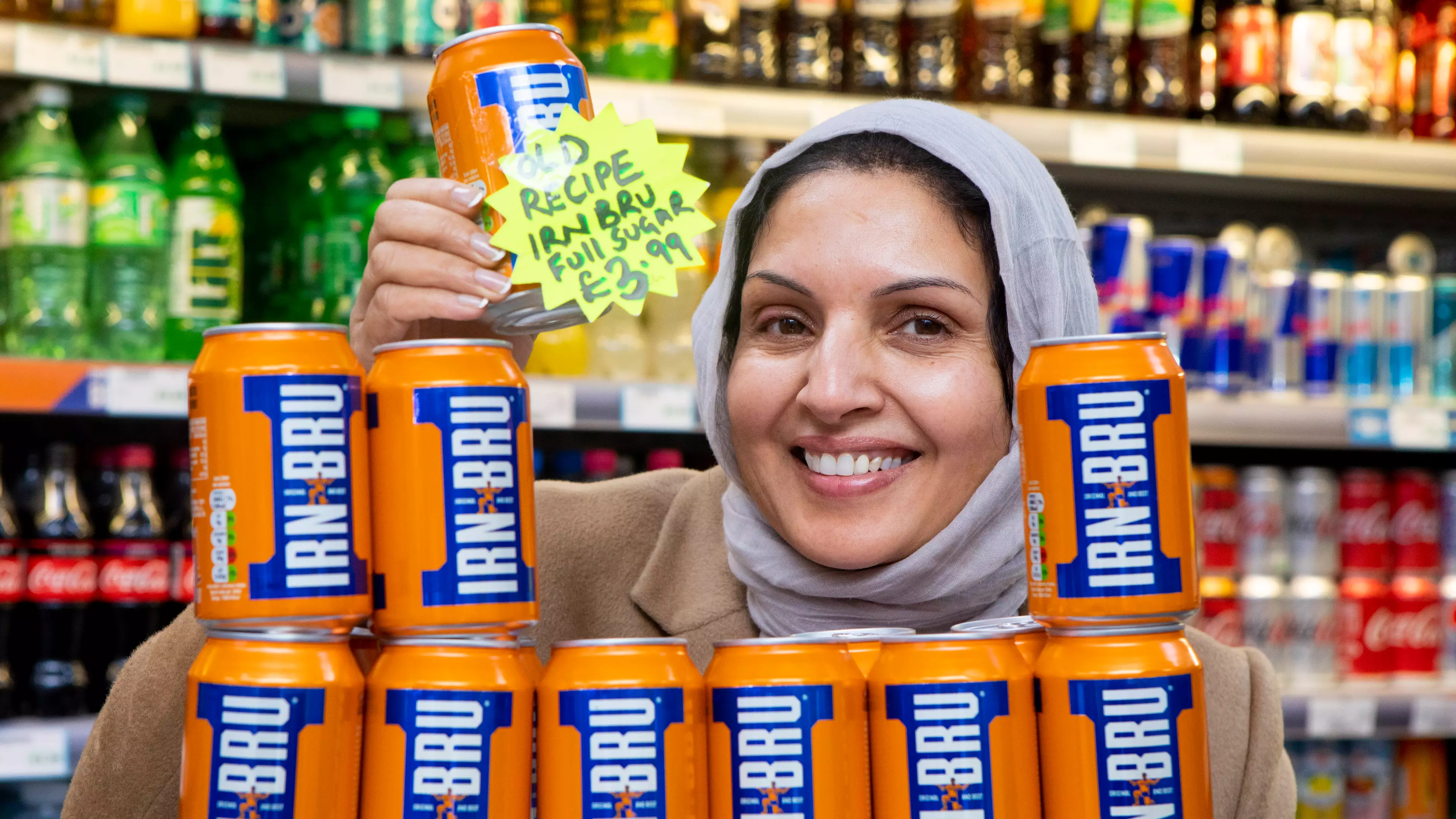 Shopkeeper Sells Original Full Sugar Irn-Bru For £3.99 A Can