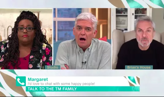 The This Morning presenters looked crestfallen at poor Margaret's situation (