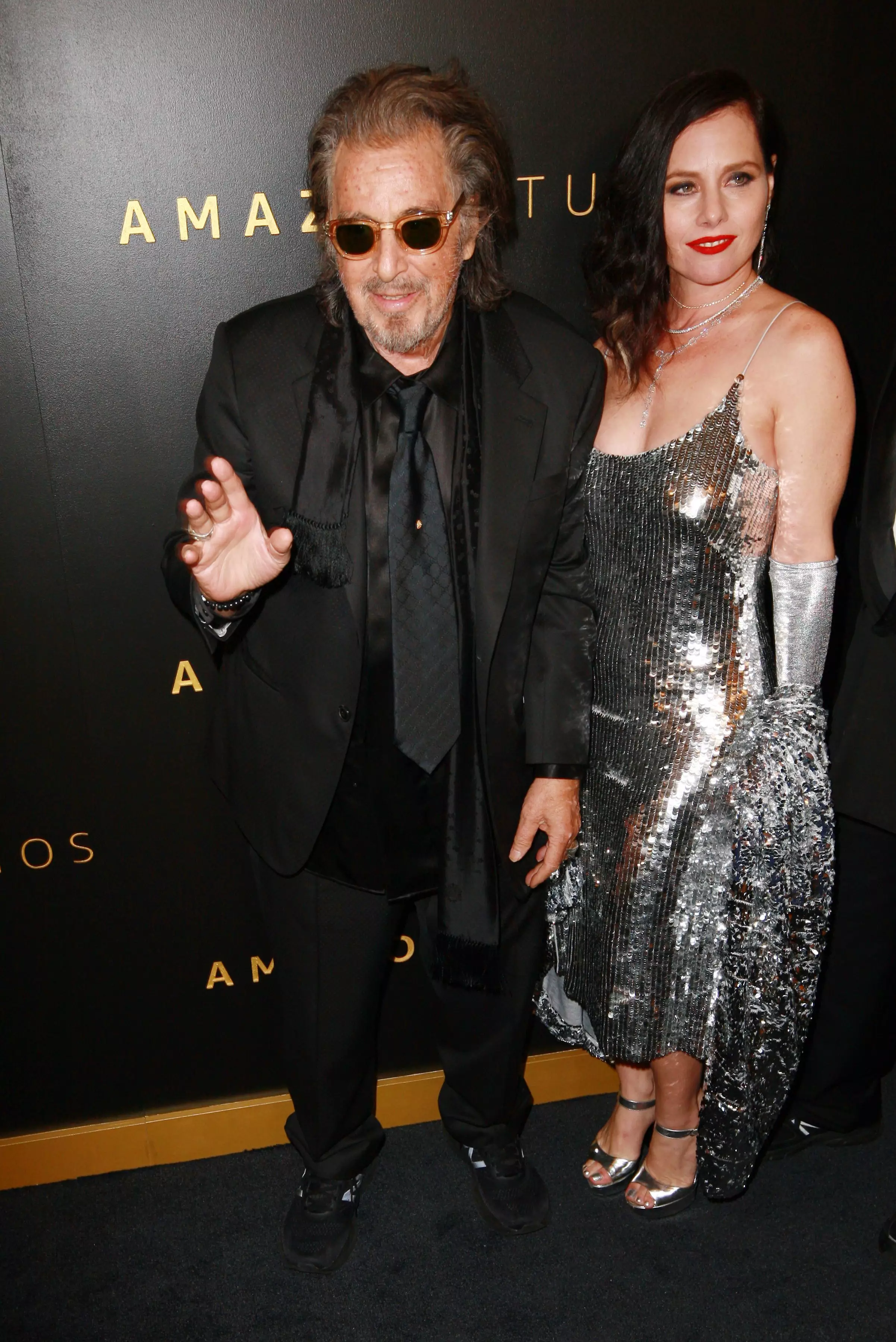 Al Pacino and Meital Dohan at the Amazon Golden Globes After Party.
