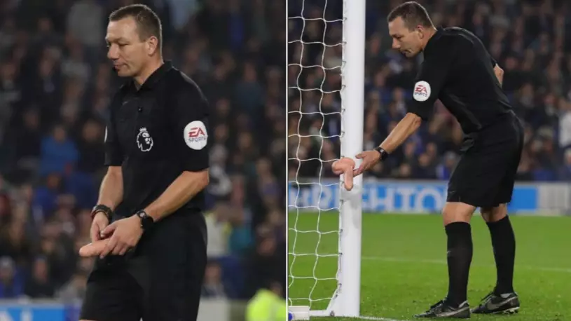 Referee Kevin Friend Stops Play To Remove Dildo From The Field Of Play