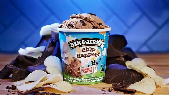 Ben & Jerry's Is Launching A Limited Edition Ice Cream With Crisps In It