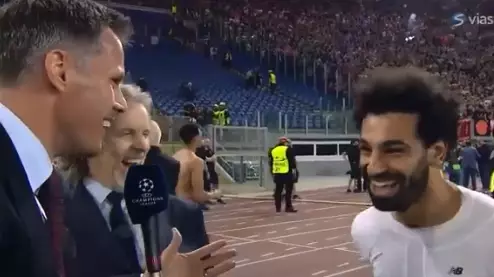 Watch: Fjortoft, Riise And Carragher Interview Salah, And It's Pure Gold 