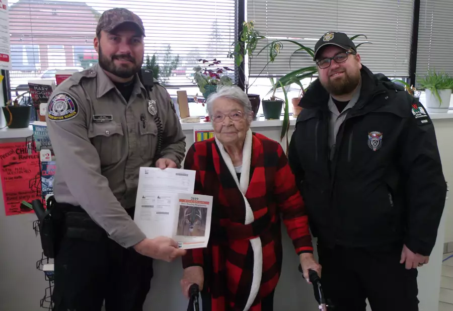Florence has been dubbed the oldest person to shoot a deer in the state.