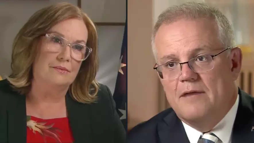 Tracy Grimshaw Roasted The Hell Out Of Scott Morrison Over His Recent Leadership