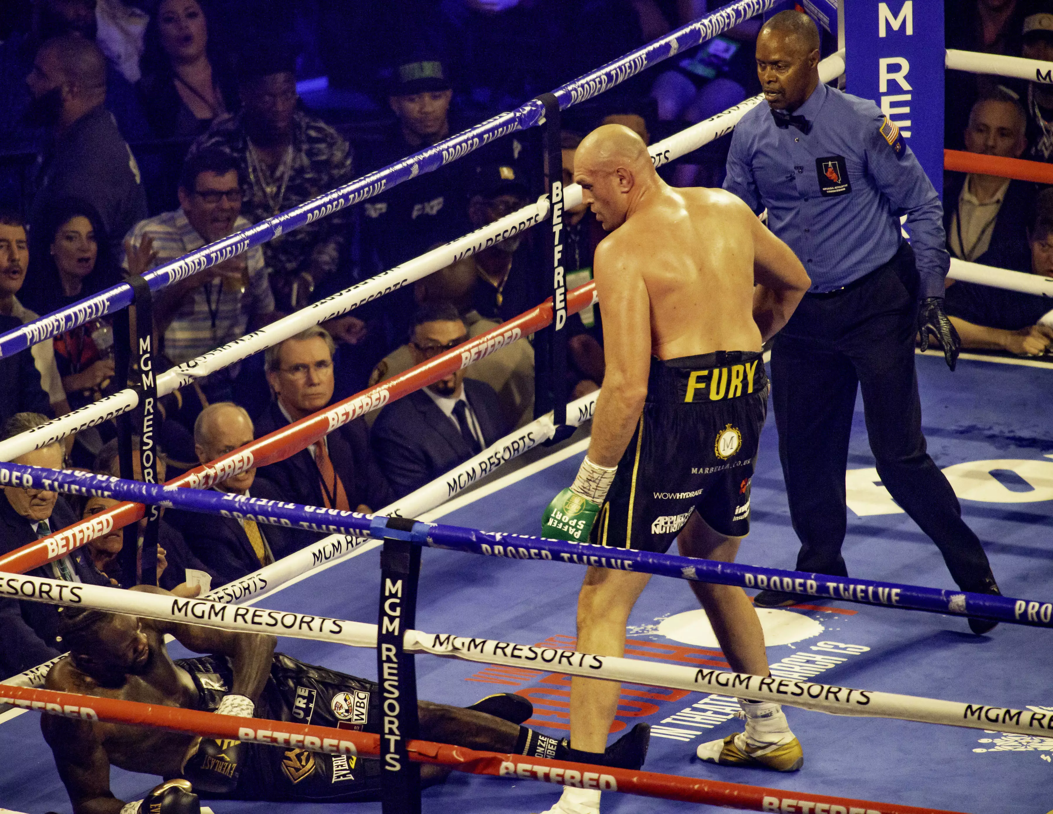 Fury twice knocked Wilder down. Image: PA Images
