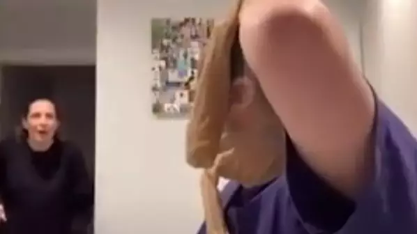 Mum Catches Son With Her Tights On His Head Filming Embarrassing TikTok Video