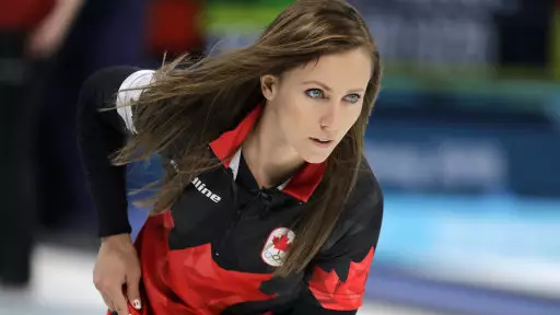 Olympic Curler's Husband Caught Double-Fisting Beers At Morning Match