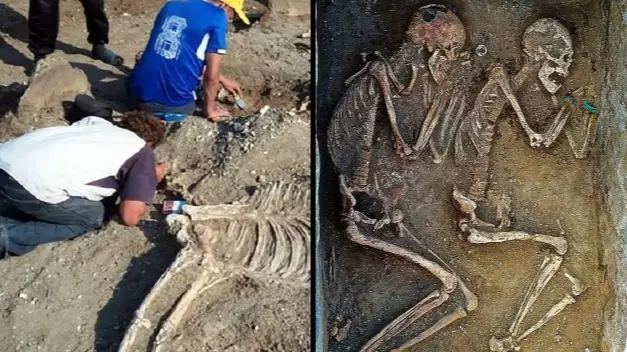 5000-Year-Old 'Romeo and Juliet' Couple Found Buried In 'Chariot'