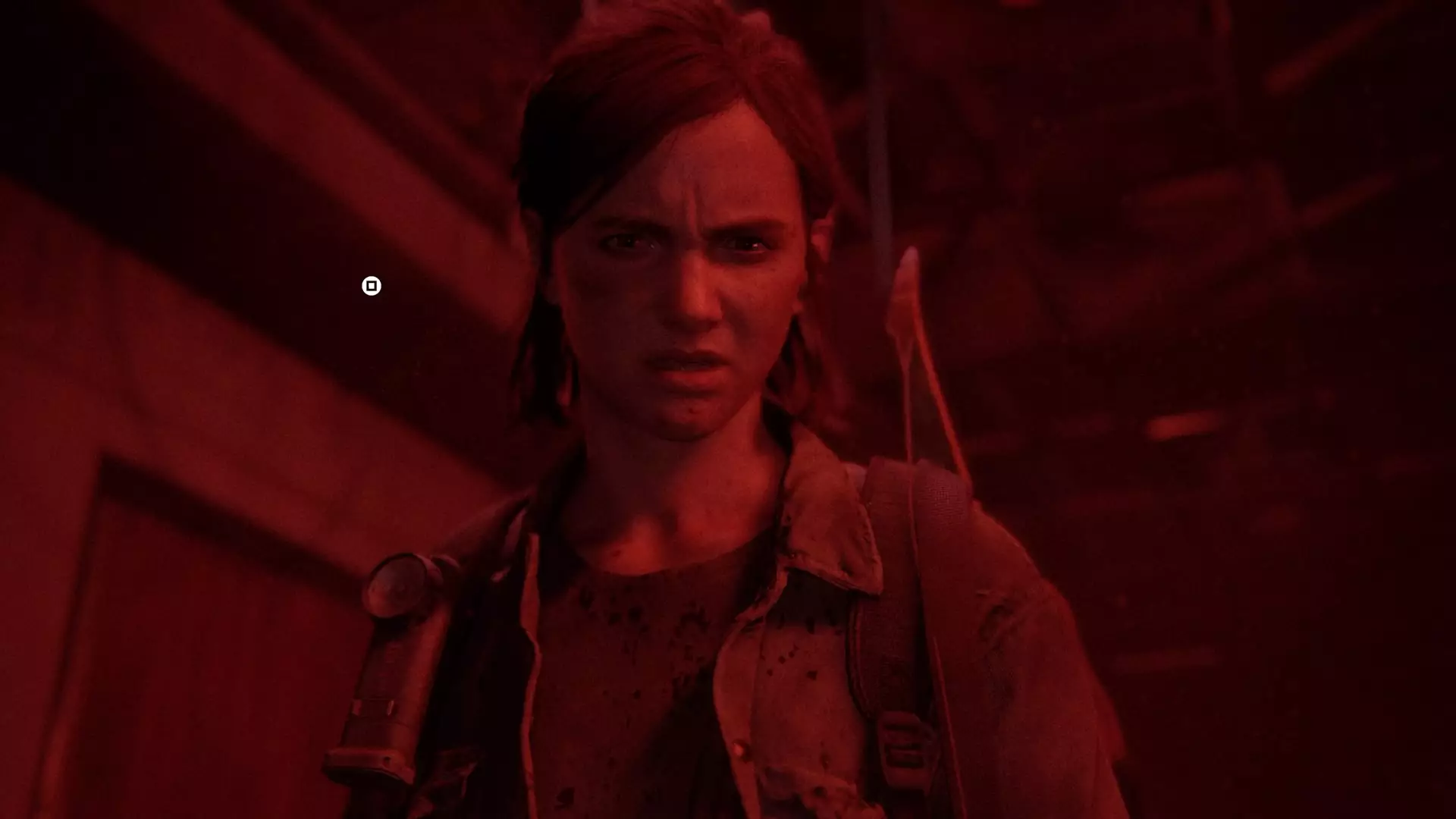 Ellie waits for the player to press the square button, to kill Nora /