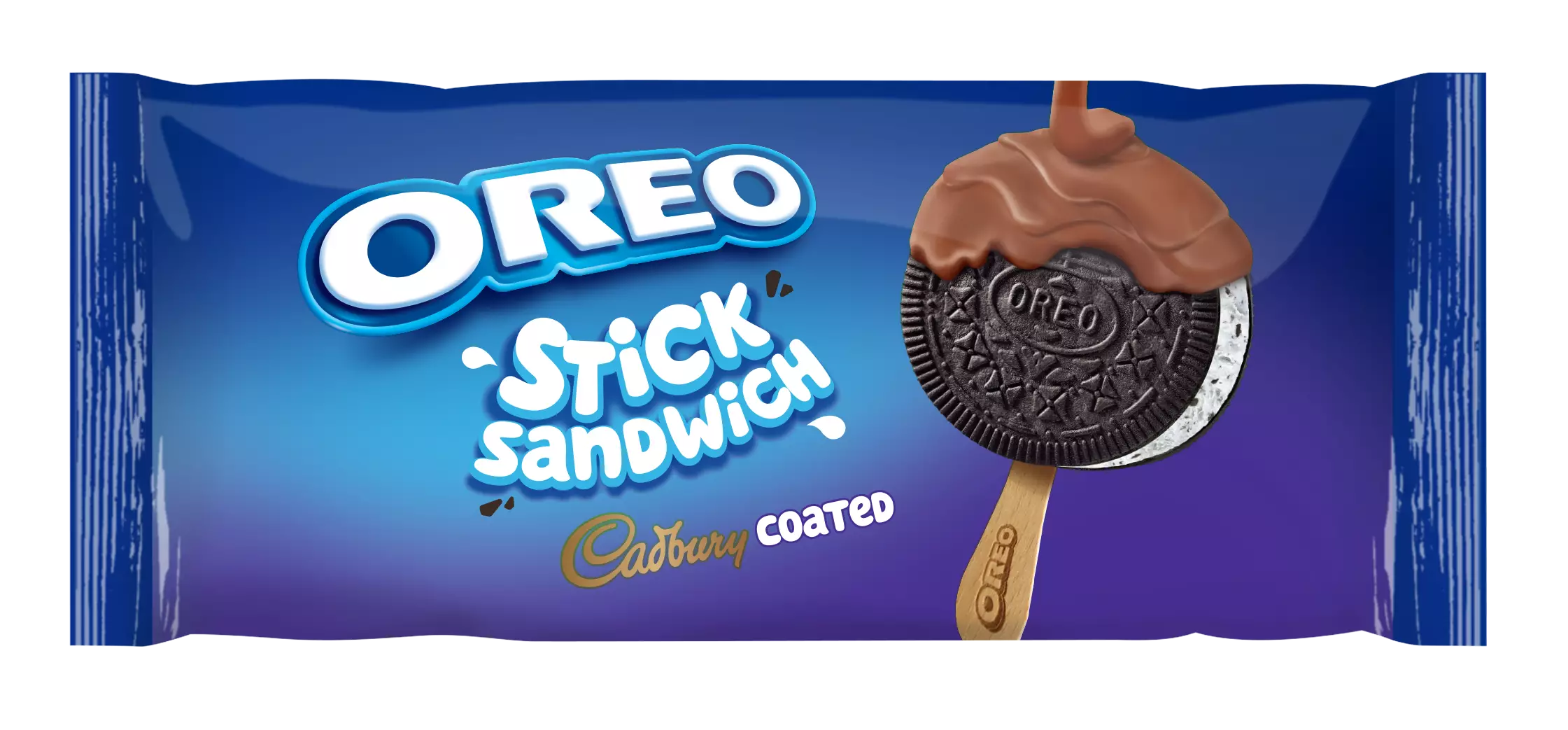 The new Oreo sandwich ice-cream comes with a stick and lashings of milk chocolate (
