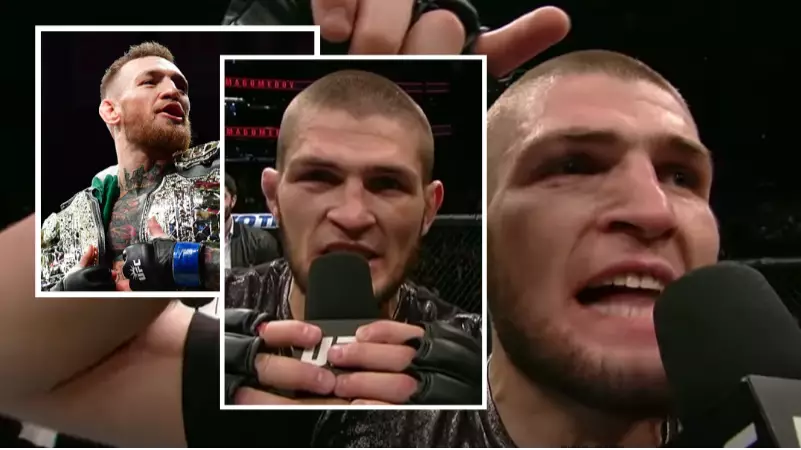 Khabib Gave His Most Iconic Post-Fight Interview The Night Conor McGregor Made UFC History