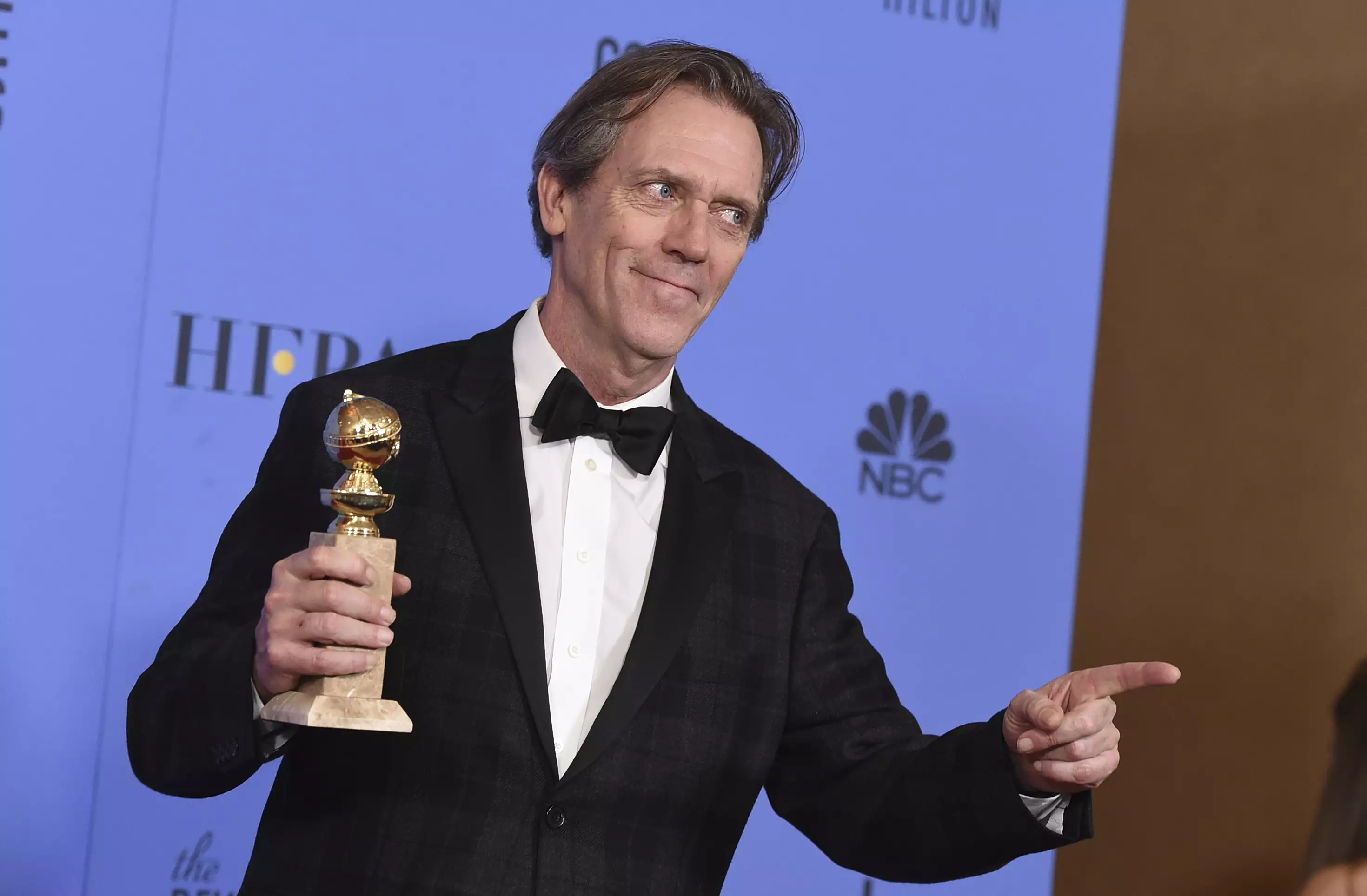Hugh Laurie Couldn't Resist Taking A Pop At Trump