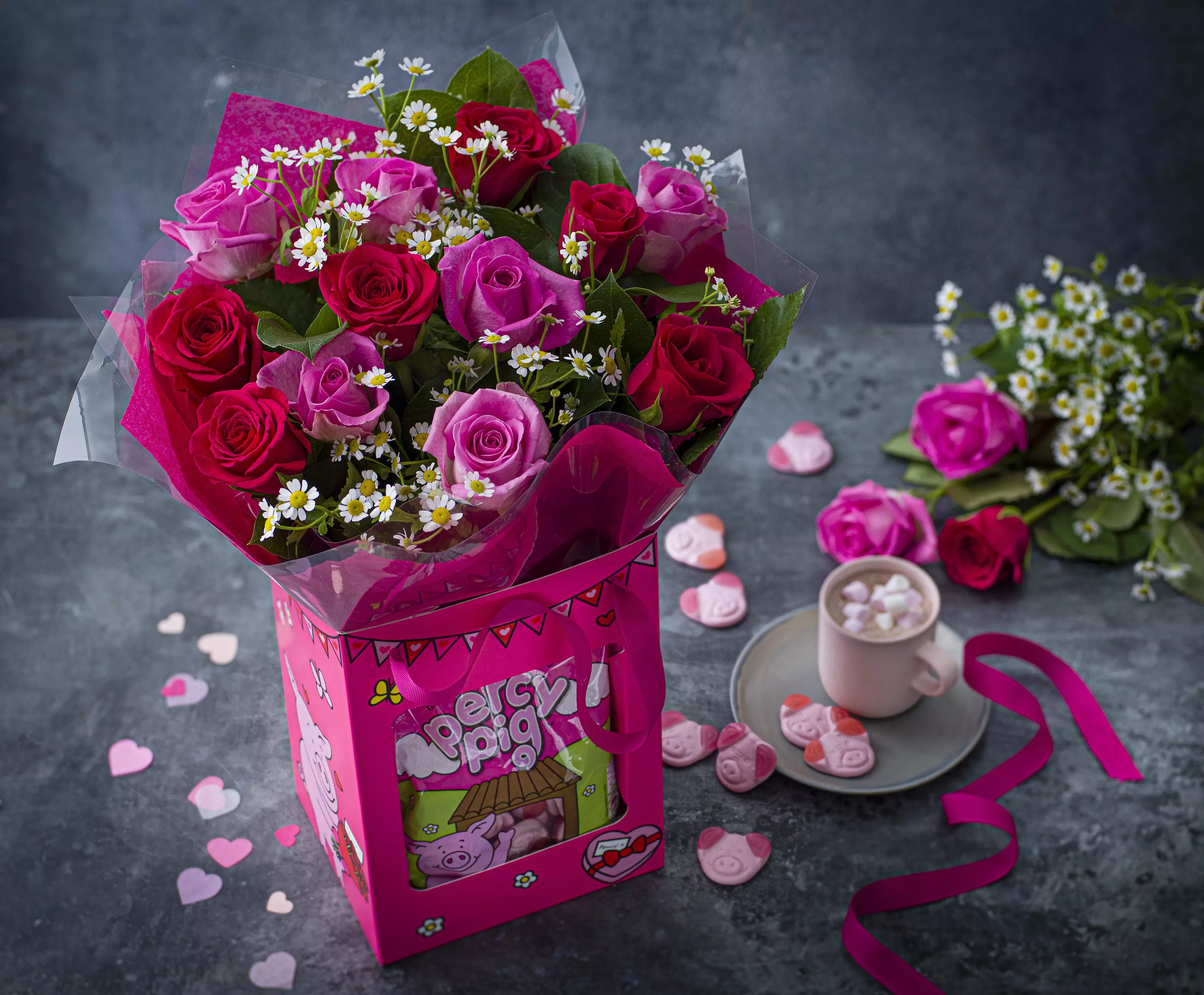 There's also a Valentine's Percy & Penny Flowers Gift Bag (
