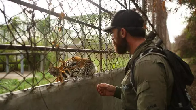 Aldo Kane was appalled by the conditions he found some tigers in on the farms.