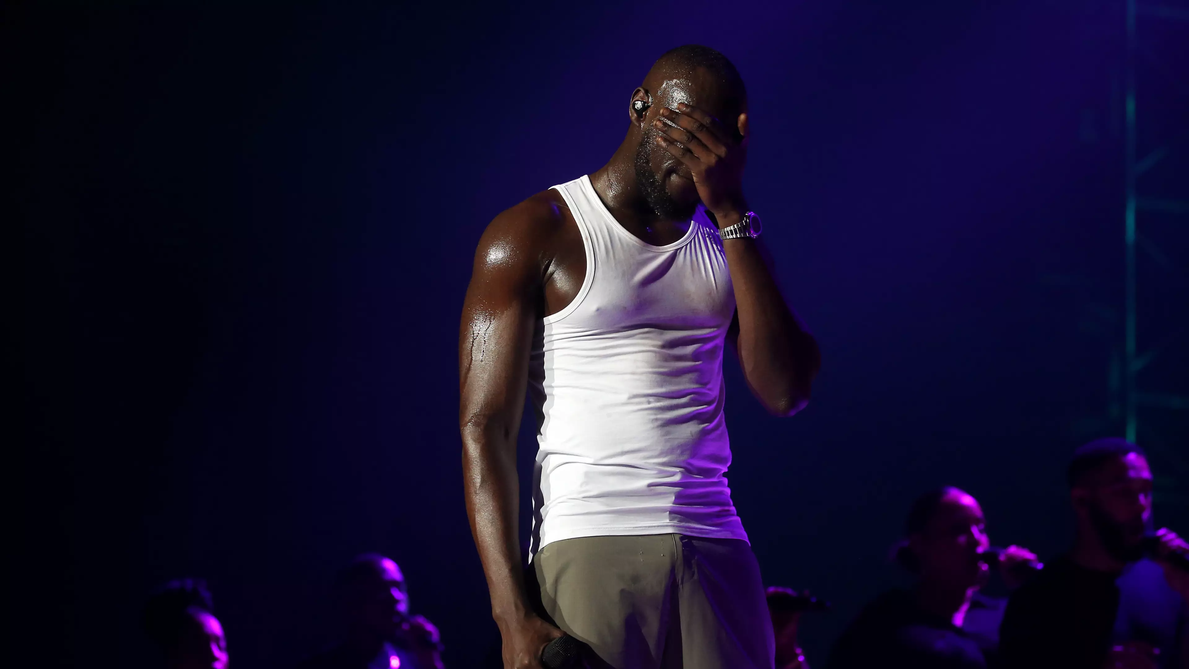 Stormzy Fights Back Tears As He Struggles To Perform Song About Maya Jama Split