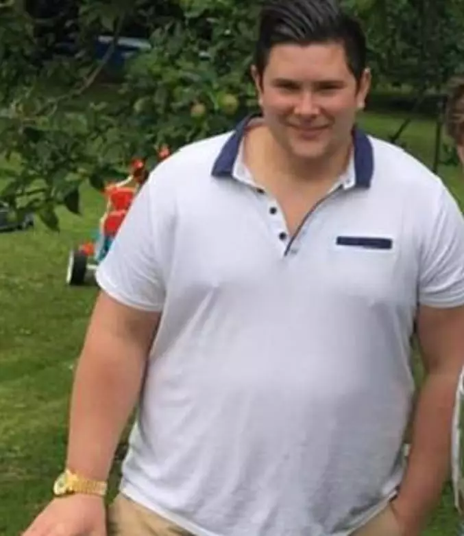 Phelim weighed 26 stone at his heaviest.