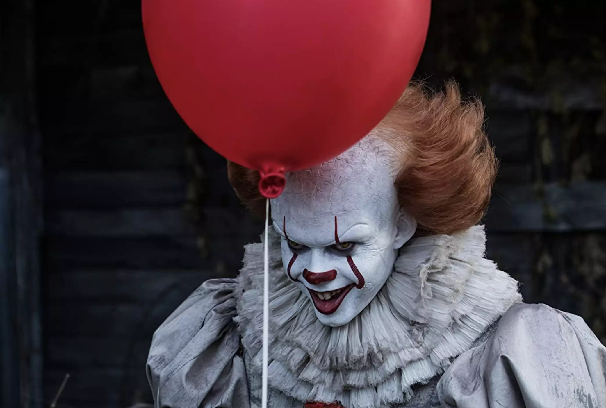 Bill Skarsgård as Pennywise the Clown in the 2017 move IT.