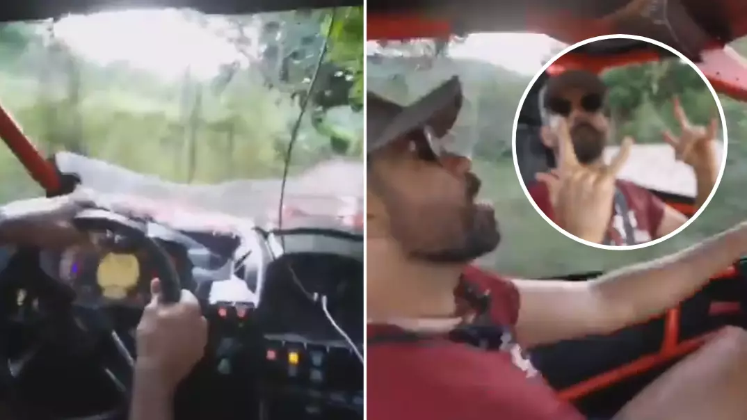 Diego Costa Driving A Rally Car Through A Dirt Track Proves He's The Craziest Footballer