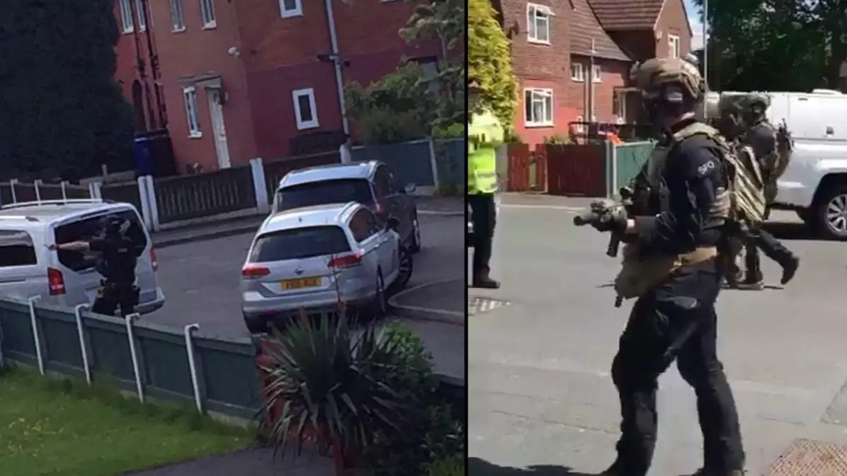 'Loud Explosions' Heard In Fallowfield, South Manchester As Armed Police Arrive