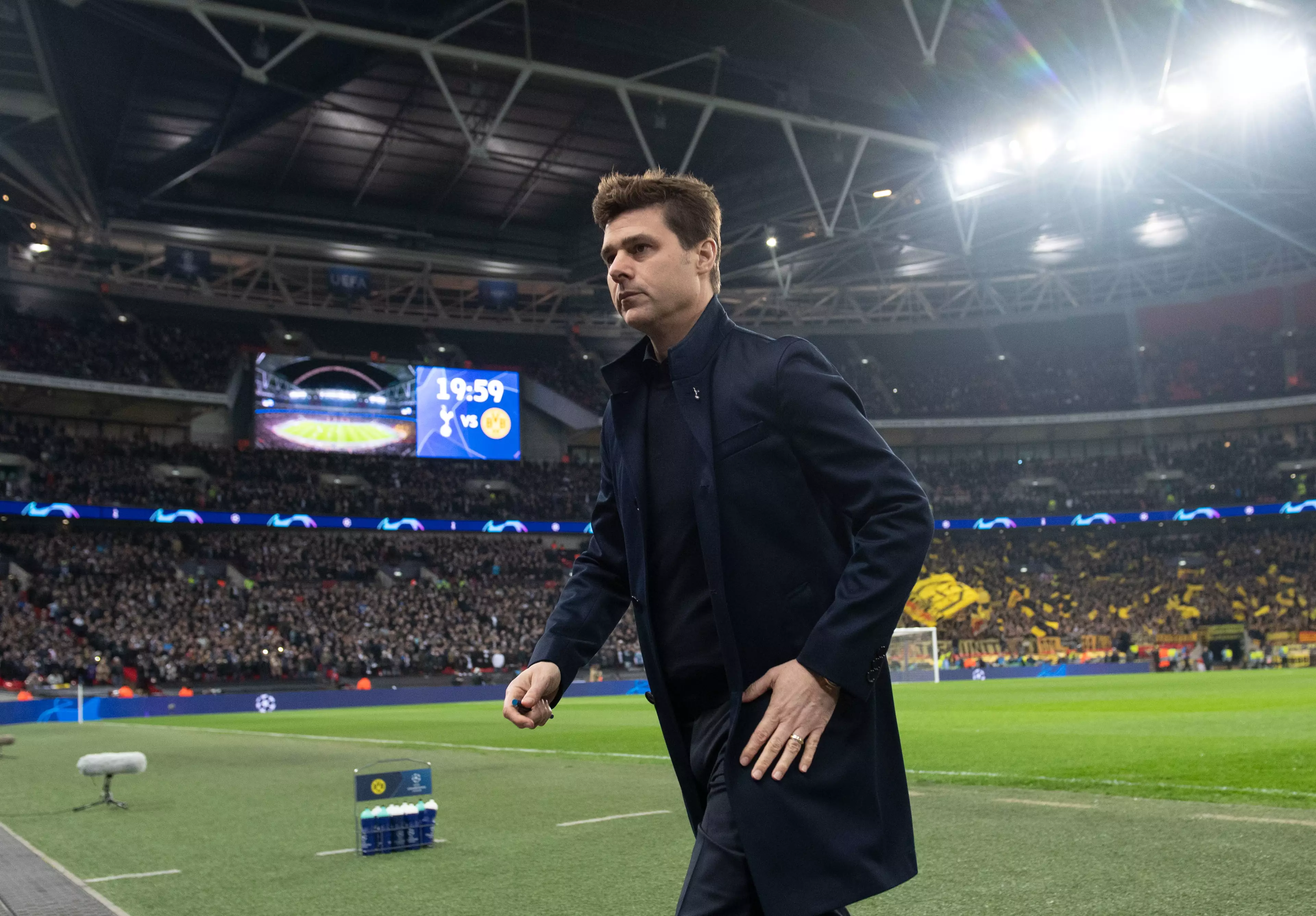 Things couldn't have gone much better for Pochettino against Dortmund. Image: PA Images