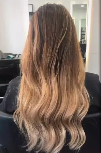 The girl was hoping to have subtle blonde highlights (