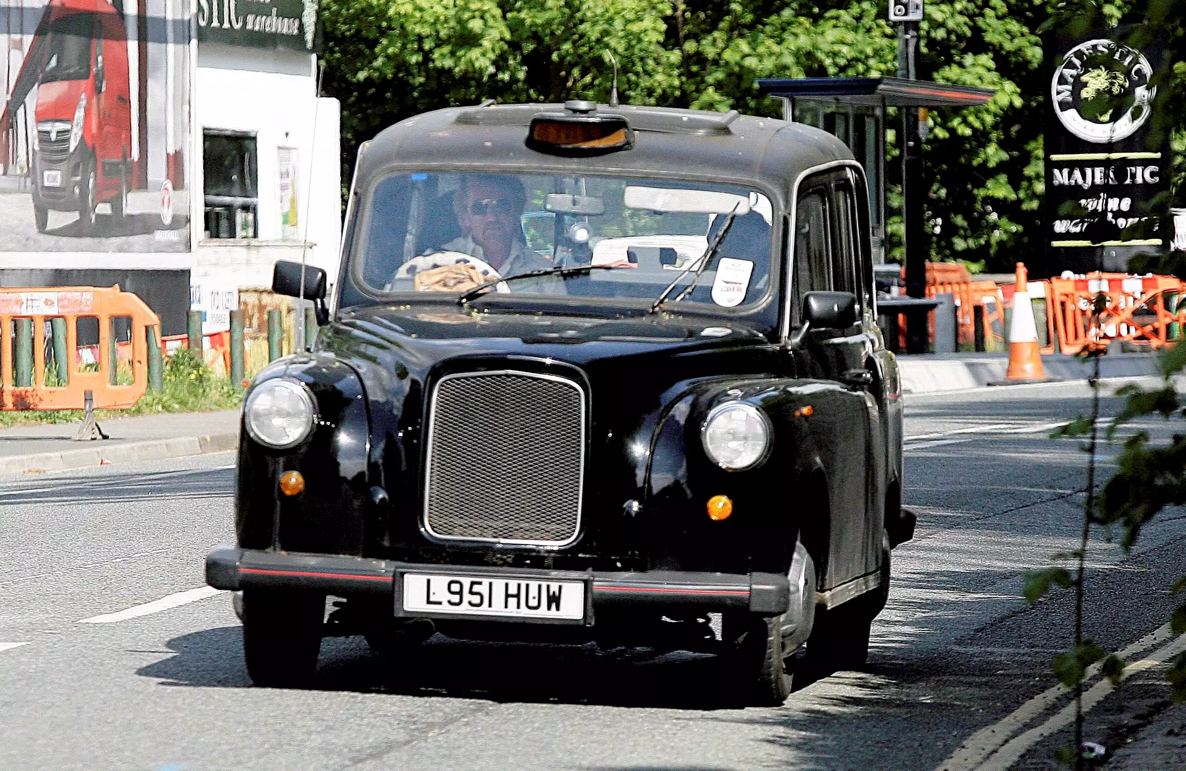 Noel used a black cab to try and avoid the traffic in Bristol. (