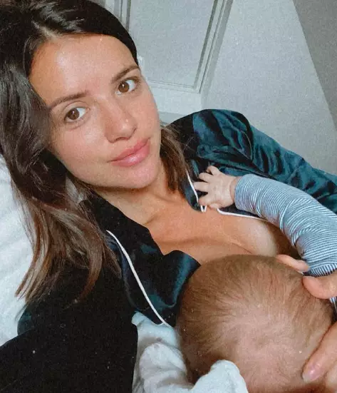 Lucy Mecklenburgh was trolled for sharing a breastfeeding snap (