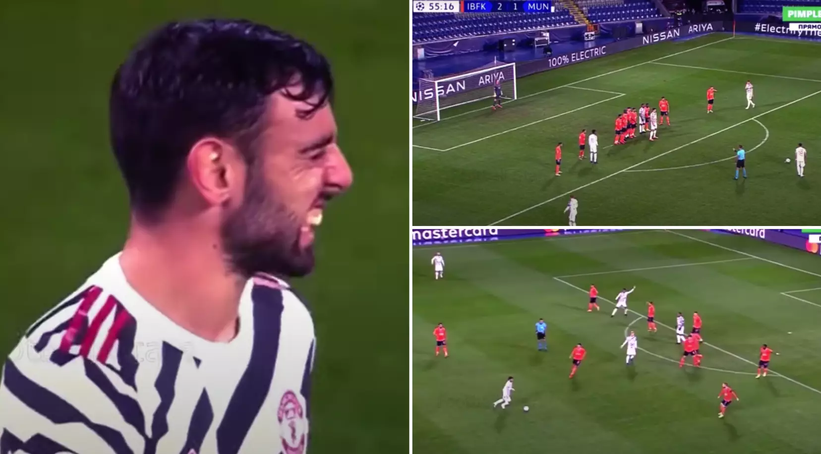 ‘Highlights’ Video Emerges Of Bruno Fernandes’ Awful Performance In Manchester United’s Champions League Defeat to Istanbul Basaksehir