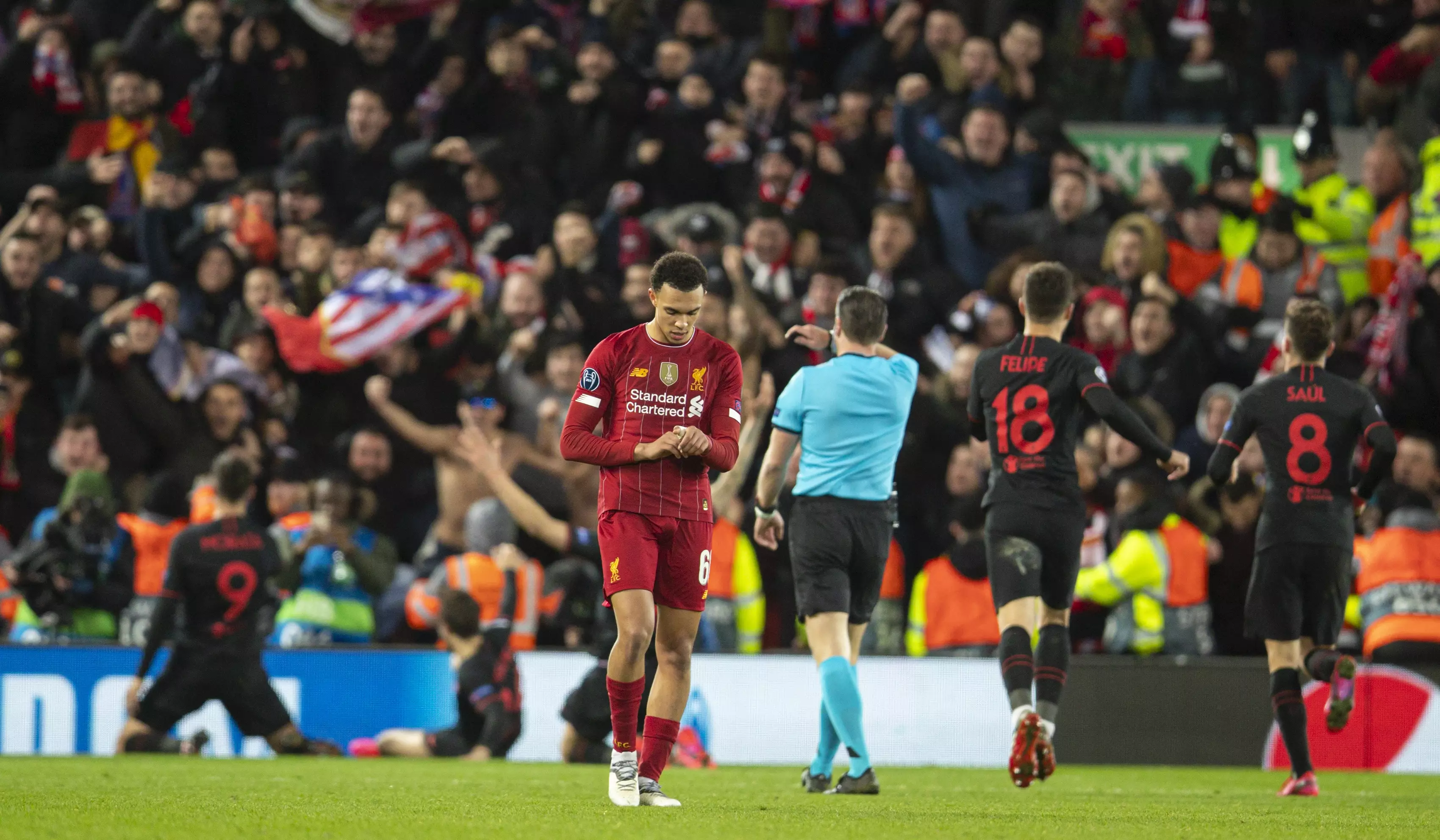 Liverpool were knocked out by Atletico Madrid last season. Image: PA Images