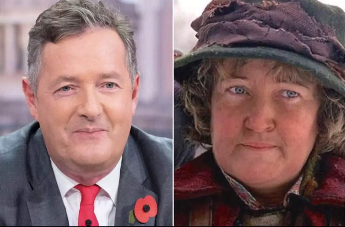 Earlier this month, Piers Morgan was forced to deny that he was The Pigeon Lady (