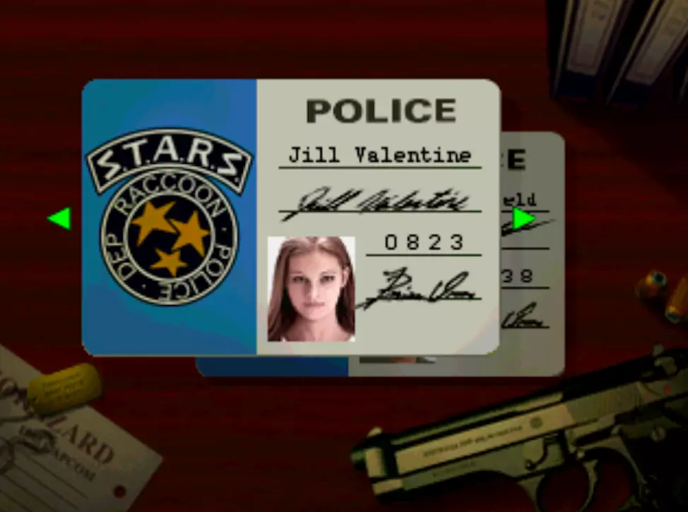 Choosing to play as Jill in Resident Evil, 1996 /